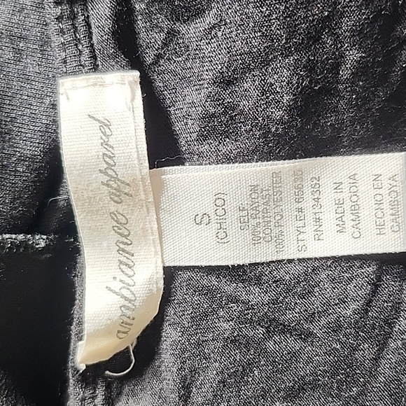 Ambiance Apparel Vintage Black Camisole - Picture 3 of 3